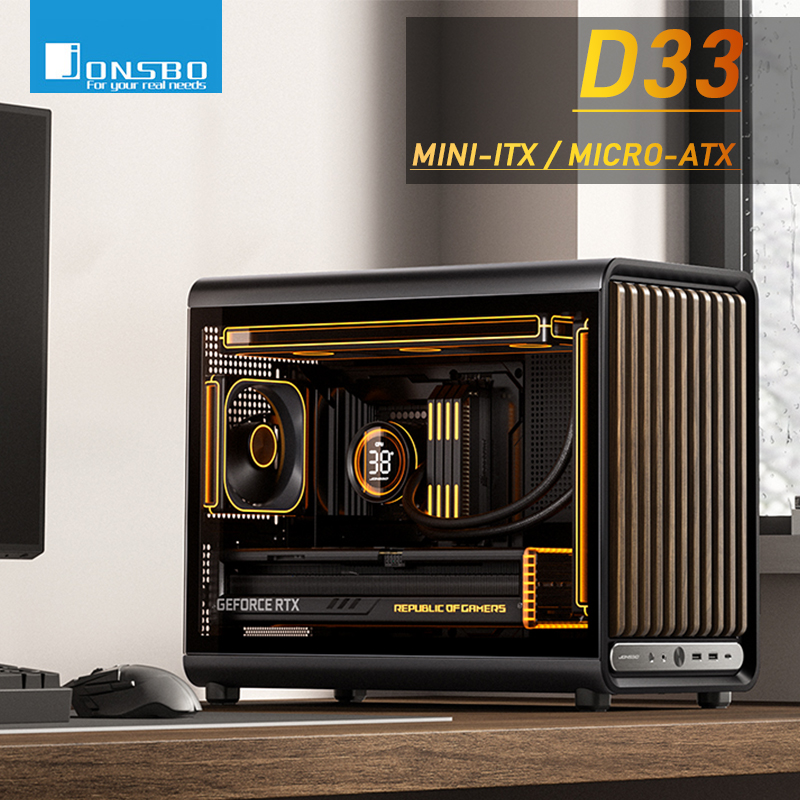 Pc Gaming Center - Gabinete Jonsbo D33 MATX Mini-ITX para