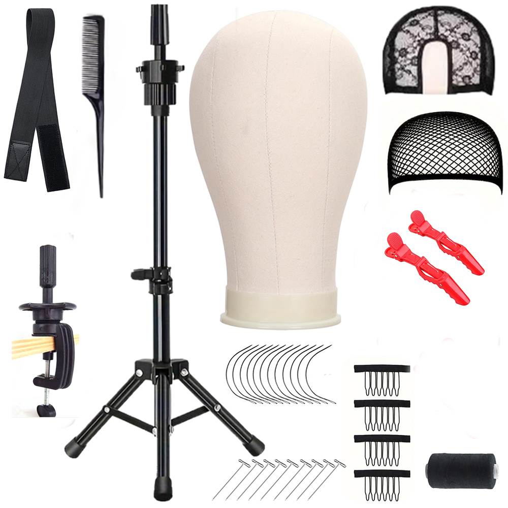 Headset Stand - Cabeça de Manequim para Perucas, Suporte