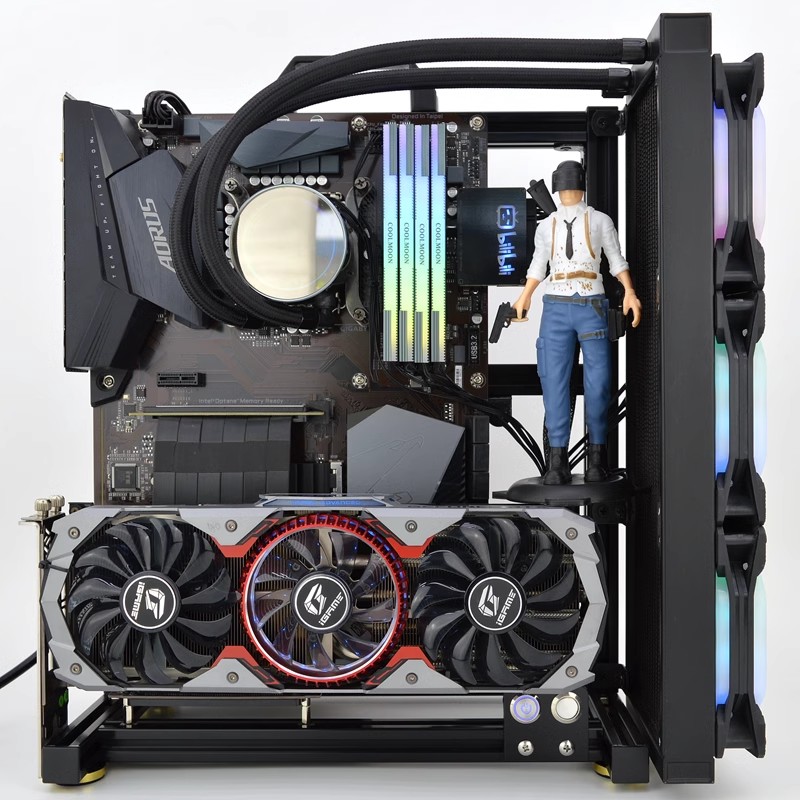 Mod atx aberto pc caso quadro  - Pc Gaming Center avaliação e preço