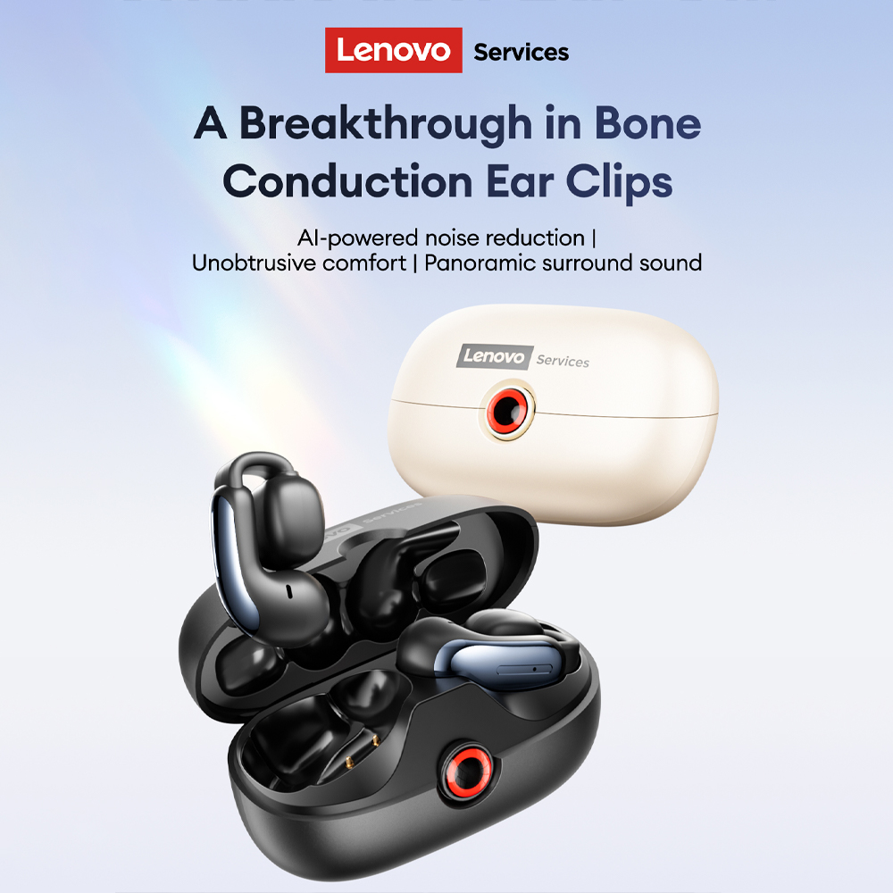 Lenovo LES-108 condução óssea  - Headset Stand avaliação e preço