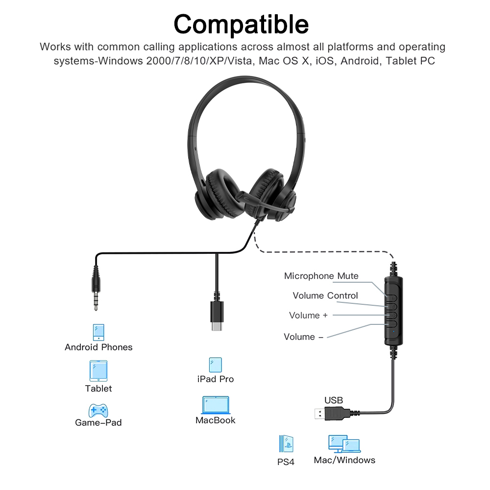 Fones de ouvido usb com fio, c - Pc Gaming Center avaliação e preço