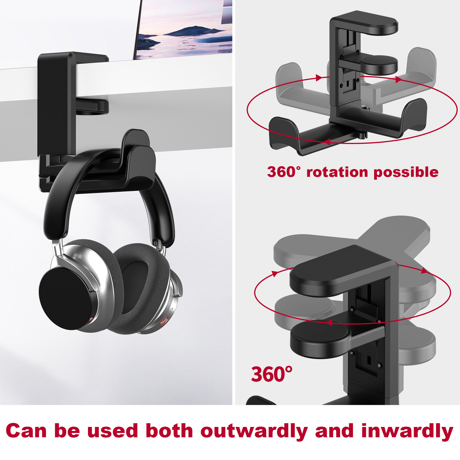 1pc ajustável bilateral suport - Headset Stand avaliação e preço