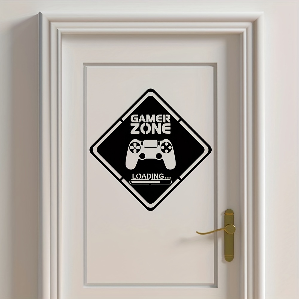 1pc zona gamer porta decalque  - Pc Gaming Quotes avaliação e preço