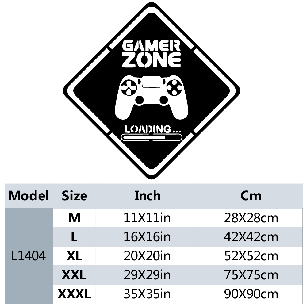 1pc zona gamer porta decalque  - Pc Gaming Quotes avaliação e preço