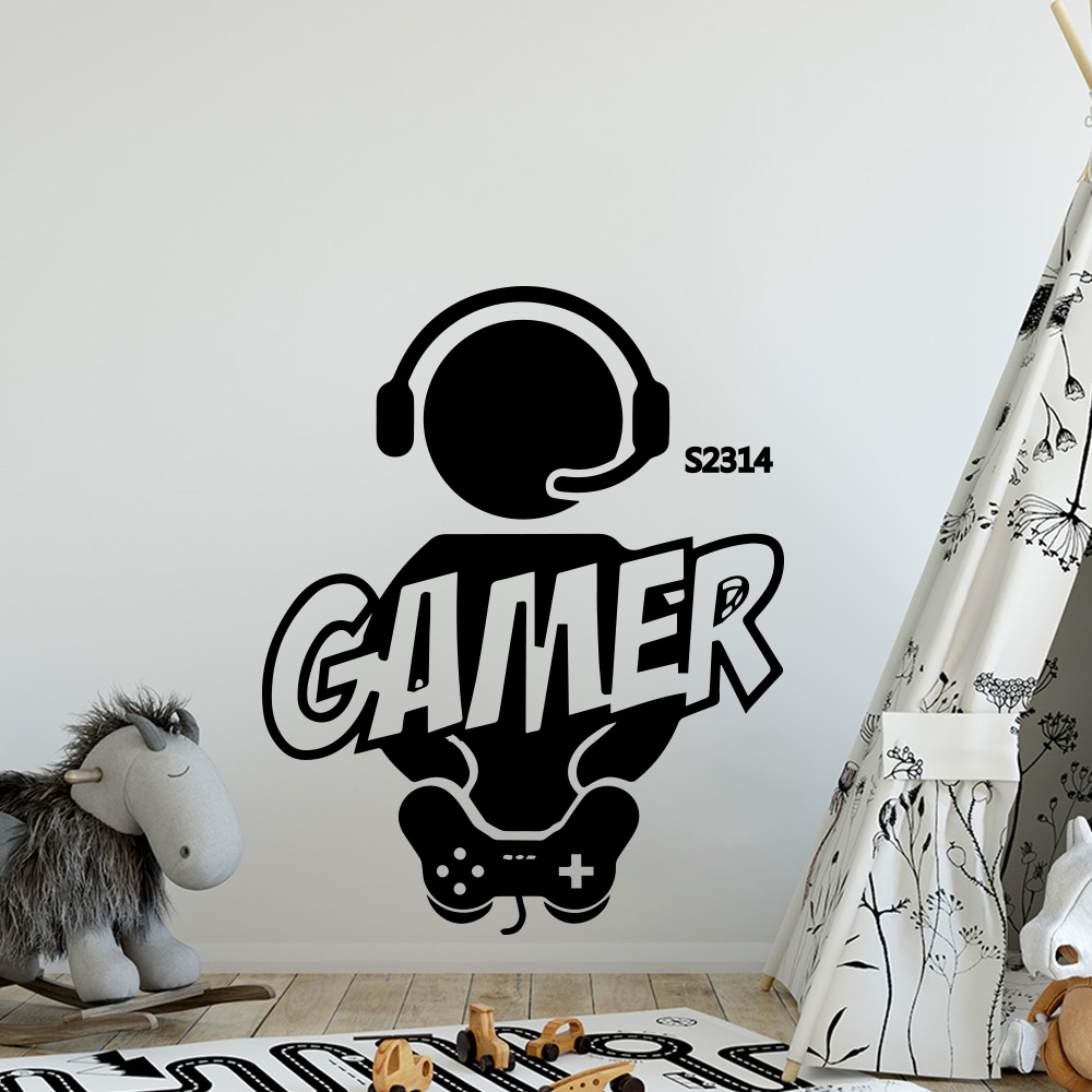1pc gamer arte da parede decal - Pc Gaming Quotes avaliação e preço